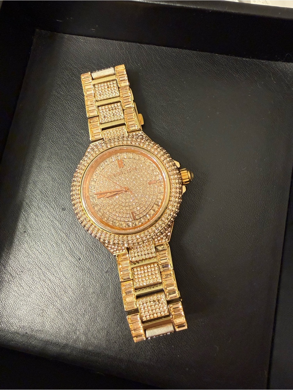 Michael Kors Rose Gold Crystal Watch